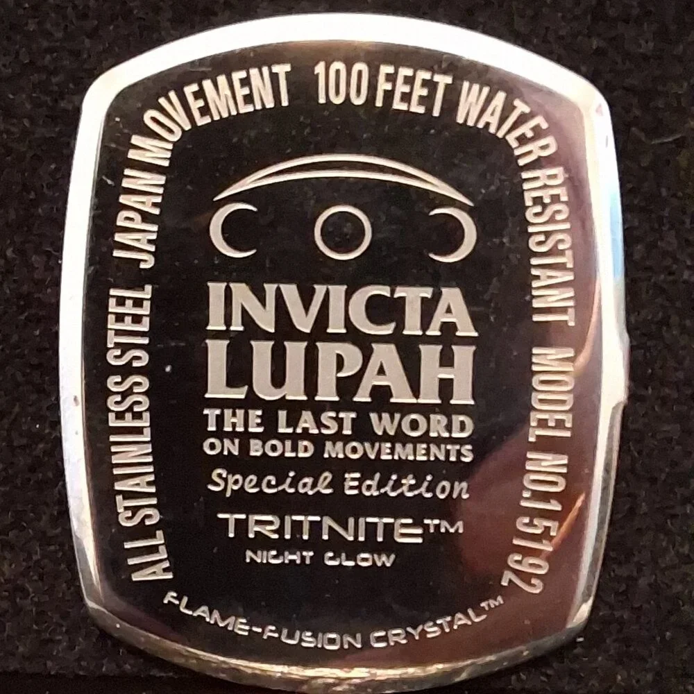 EUC Invicta Lupah Model 15192 Special Edition Men's Watch in Original Box